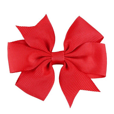 8x8cm 1PC Agrafe fundite cu panglică din grosgrain de culoare uni Agrafe de păr pentru fete Papioni de păr Boutique Agrafe de păr Accesorii de păr pentru copii