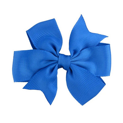 8x8cm 1PC Agrafe fundite cu panglică din grosgrain de culoare uni Agrafe de păr pentru fete Papioni de păr Boutique Agrafe de păr Accesorii de păr pentru copii
