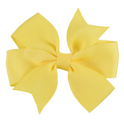 8x8cm 1PC Agrafe fundite cu panglică din grosgrain de culoare uni Agrafe de păr pentru fete Papioni de păr Boutique Agrafe de păr Accesorii de păr pentru copii