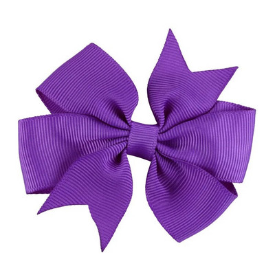 8x8cm 1PC Agrafe fundite cu panglică din grosgrain de culoare uni Agrafe de păr pentru fete Papioni de păr Boutique Agrafe de păr Accesorii de păr pentru copii