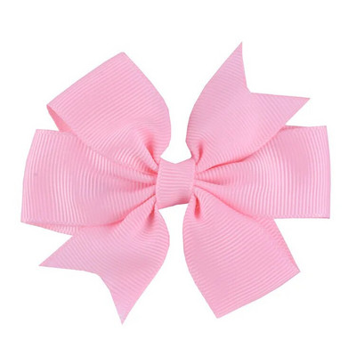8x8cm 1PC Agrafe fundite cu panglică din grosgrain de culoare uni Agrafe de păr pentru fete Papioni de păr Boutique Agrafe de păr Accesorii de păr pentru copii