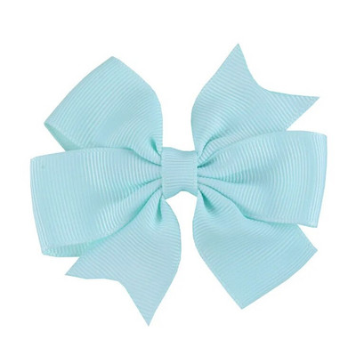 8x8cm 1PC Agrafe fundite cu panglică din grosgrain de culoare uni Agrafe de păr pentru fete Papioni de păr Boutique Agrafe de păr Accesorii de păr pentru copii