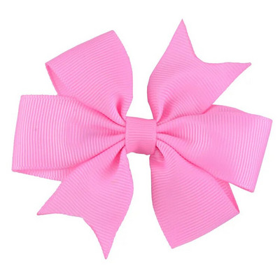 8x8cm 1PC Agrafe fundite cu panglică din grosgrain de culoare uni Agrafe de păr pentru fete Papioni de păr Boutique Agrafe de păr Accesorii de păr pentru copii