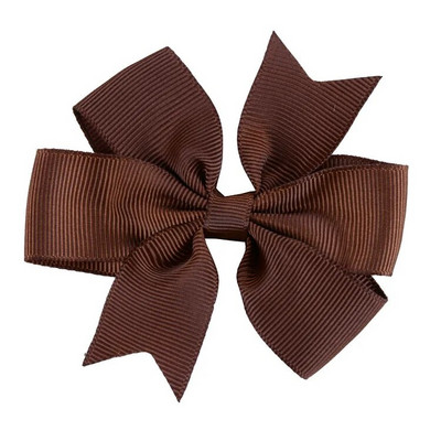 8x8cm 1PC Agrafe fundite cu panglică din grosgrain de culoare uni Agrafe de păr pentru fete Papioni de păr Boutique Agrafe de păr Accesorii de păr pentru copii
