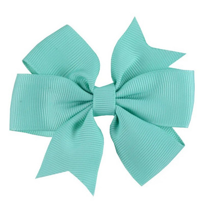 8x8cm 1PC Agrafe fundite cu panglică din grosgrain de culoare uni Agrafe de păr pentru fete Papioni de păr Boutique Agrafe de păr Accesorii de păr pentru copii