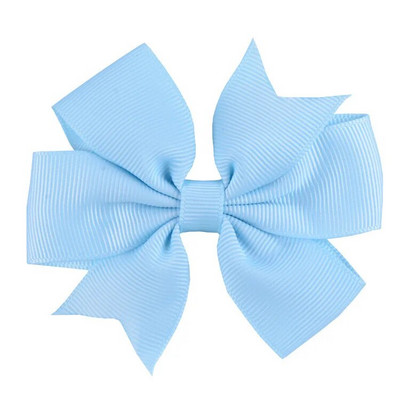 8x8cm 1PC Agrafe fundite cu panglică din grosgrain de culoare uni Agrafe de păr pentru fete Papioni de păr Boutique Agrafe de păr Accesorii de păr pentru copii