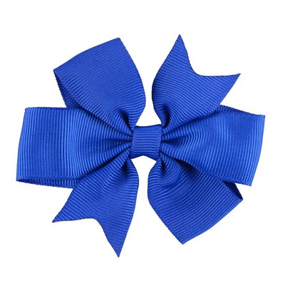 8x8cm 1PC Agrafe fundite cu panglică din grosgrain de culoare uni Agrafe de păr pentru fete Papioni de păr Boutique Agrafe de păr Accesorii de păr pentru copii