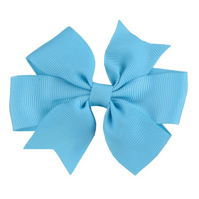 8x8cm 1PC Agrafe fundite cu panglică din grosgrain de culoare uni Agrafe de păr pentru fete Papioni de păr Boutique Agrafe de păr Accesorii de păr pentru copii