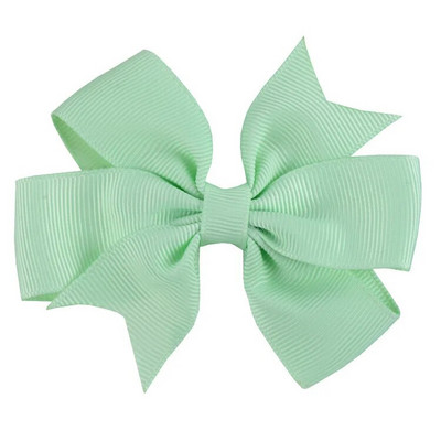 8x8cm 1PC Agrafe fundite cu panglică din grosgrain de culoare uni Agrafe de păr pentru fete Papioni de păr Boutique Agrafe de păr Accesorii de păr pentru copii