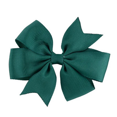 8x8cm 1PC Agrafe fundite cu panglică din grosgrain de culoare uni Agrafe de păr pentru fete Papioni de păr Boutique Agrafe de păr Accesorii de păr pentru copii