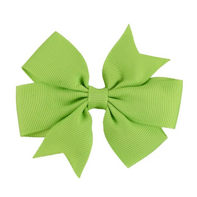 8x8cm 1PC Agrafe fundite cu panglică din grosgrain de culoare uni Agrafe de păr pentru fete Papioni de păr Boutique Agrafe de păr Accesorii de păr pentru copii