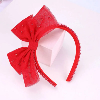 Mados perlamutrinės plaukų juostelės mergaičių nėrinių lankeliai galvos juostos Naujos prabangios plaukų juostelės galvos apdangalai vaikams gimtadienio dovanos plaukų aksesuarai