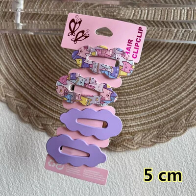 2023. aasta uus multikas armas trükitud juuksenõeliste komplekt naistele tüdrukutele, lastele juukseklambrid, juukseklambrid, nööpnõelad, tarvikud, juukseklambrid, peakate