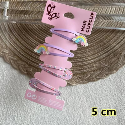 2023. aasta uus multikas armas trükitud juuksenõeliste komplekt naistele tüdrukutele, lastele juukseklambrid, juukseklambrid, nööpnõelad, tarvikud, juukseklambrid, peakate