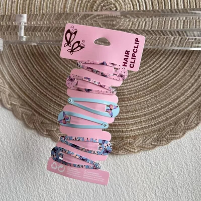 2023. aasta uus multikas armas trükitud juuksenõeliste komplekt naistele tüdrukutele, lastele juukseklambrid, juukseklambrid, nööpnõelad, tarvikud, juukseklambrid, peakate