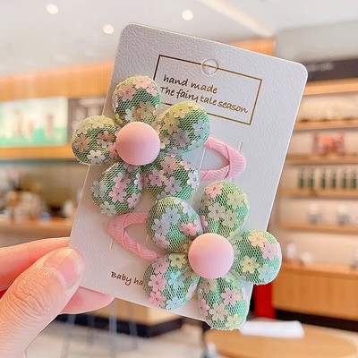 2GB Jauns, gudrs, vienkāršs audums Ziedi Baby BB klipši Meiteņu matu sprādzes Matu sprādzes Bērnu Galvassegas Bērnu Matu Aksesuāri