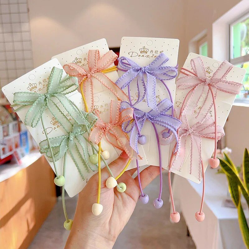 2GB Jauns multfilmu seriāls Meitenes Jauki Bērni Elastīgās Matu Lentes Bērnu Matu Sasaistes Princešu Matu Aksesuāri Bērnu Galvassegas