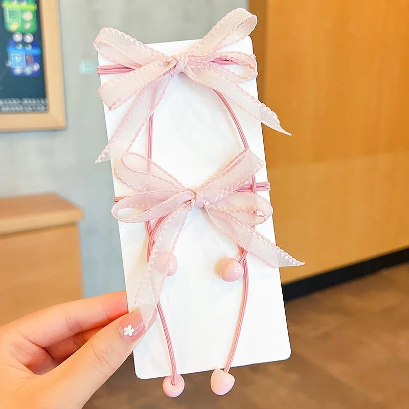 2GB Jauns multfilmu seriāls Meitenes Jauki Bērni Elastīgās Matu Lentes Bērnu Matu Sasaistes Princešu Matu Aksesuāri Bērnu Galvassegas