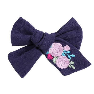 Agrafe de păr brodate pentru fete dulci, floare de margaretă, agrafe de păr, fundite de păr, ornamente, accesorii pentru păr pentru copii