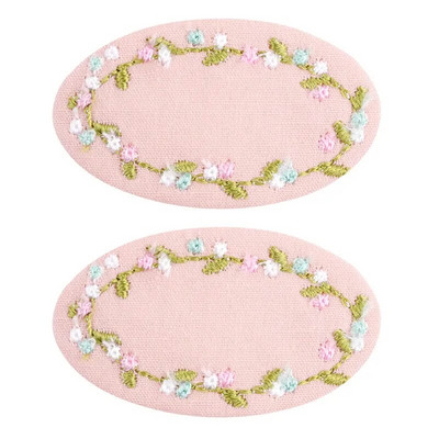 Agrafe de păr brodate pentru fete dulci, floare de margaretă, agrafe de păr, fundite de păr, ornamente, accesorii pentru păr pentru copii