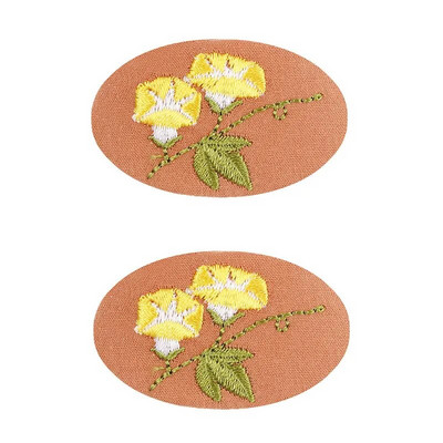 Agrafe de păr brodate pentru fete dulci, floare de margaretă, agrafe de păr, fundite de păr, ornamente, accesorii pentru păr pentru copii