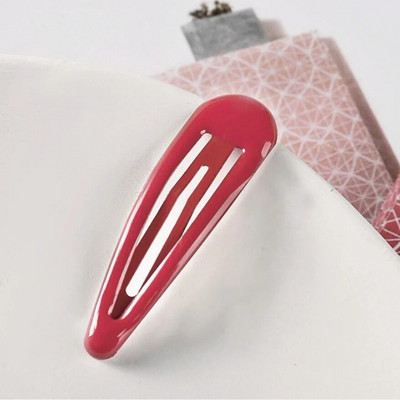 10GAB 5cm Sieviešu meitenes jaukas krāsainas ūdens lāses formas matu sprādzes Saldas matu sprādzes, sviras, modes matu aksesuāri