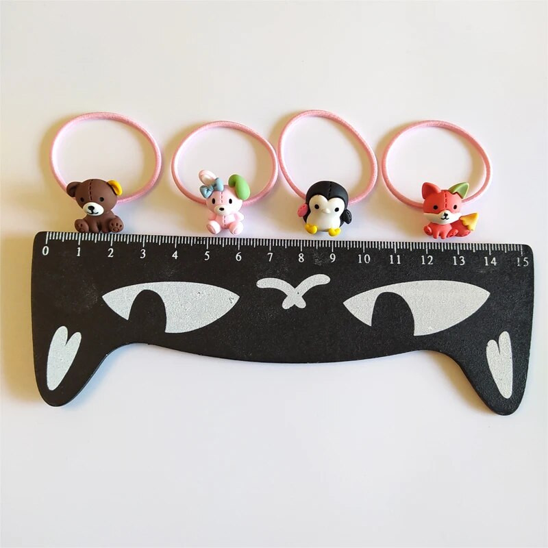 2GB Jauns Cute Bear Princess Multfilma Galvassegas Bērni Elastīgās Matu Lentes Bērni Saites Virves Meiteņu Aksesuāri Bērnu Galvassegas