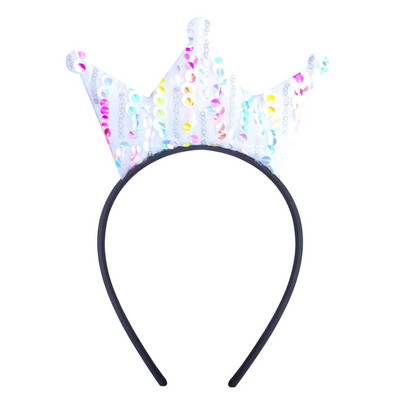 Ar rokām darinātas kronis mirdzošas galvas lentes Princeses matu lentes dzijas plīvurs kronis bērnu kāzu ballītei matu aksesuāri korejiešu vairumtirdzniecība