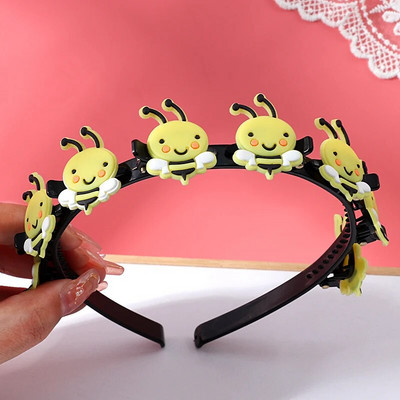 Νέα χαριτωμένα κινούμενα σχέδια, κορδέλες για τα μαλλιά, κοριτσάκια, καλύμματα κεφαλής, φιόγκοι, λουλούδια, κολύμβηση, παιδική μόδα, αξεσουάρ μαλλιών, δώρο