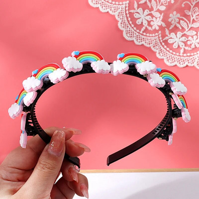 Νέα χαριτωμένα κινούμενα σχέδια, κορδέλες για τα μαλλιά, κοριτσάκια, καλύμματα κεφαλής, φιόγκοι, λουλούδια, κολύμβηση, παιδική μόδα, αξεσουάρ μαλλιών, δώρο