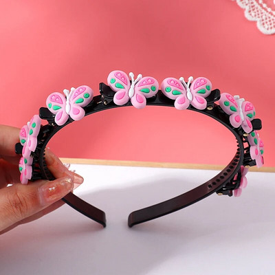 Νέα χαριτωμένα κινούμενα σχέδια, κορδέλες για τα μαλλιά, κοριτσάκια, καλύμματα κεφαλής, φιόγκοι, λουλούδια, κολύμβηση, παιδική μόδα, αξεσουάρ μαλλιών, δώρο