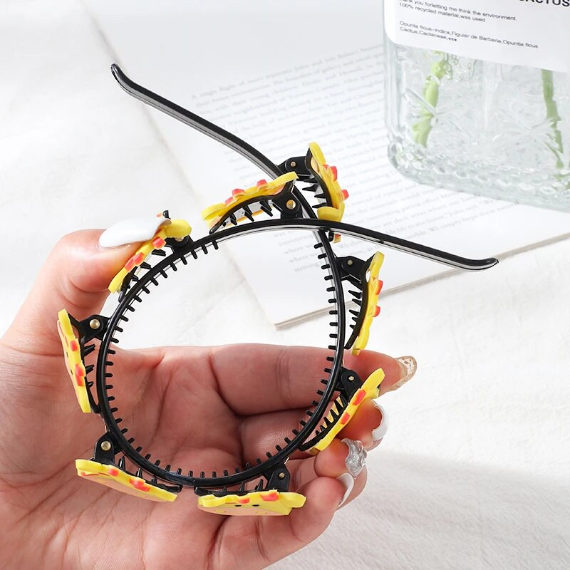 Νέα χαριτωμένα κινούμενα σχέδια, κορδέλες για τα μαλλιά, κοριτσάκια, καλύμματα κεφαλής, φιόγκοι, λουλούδια, κολύμβηση, παιδική μόδα, αξεσουάρ μαλλιών, δώρο