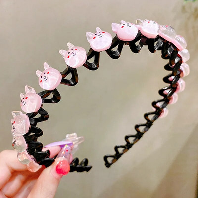 Nauja mergaičių galvos juosta Vasaros vaikų plaukų lankelis sulaužytų plaukų apdailos dirbinys Kūdikių plaukų segtukas Plaukų aksesuarai Dovana