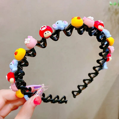 Nauja mergaičių galvos juosta Vasaros vaikų plaukų lankelis sulaužytų plaukų apdailos dirbinys Kūdikių plaukų segtukas Plaukų aksesuarai Dovana