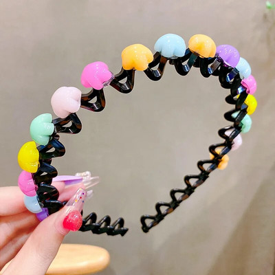 Nauja mergaičių galvos juosta Vasaros vaikų plaukų lankelis sulaužytų plaukų apdailos dirbinys Kūdikių plaukų segtukas Plaukų aksesuarai Dovana