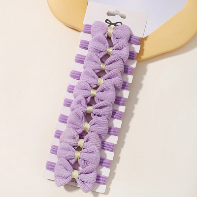 10gb Cute Girls Neilona Ziedu Matu Kaklasaites Candy Elastīgās Bow Matu Lentes Pigtales Matu Virve Gumijas Matu Gumijas Scrunchies Aksesuāri