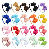 New Fashion Layered Hairbands Μασίφ grosgrain κορδέλα Φιόγκοι Headband Χειροποίητα Boutique Hairhoop Αξεσουάρ μαλλιών για γυναίκες κορίτσια