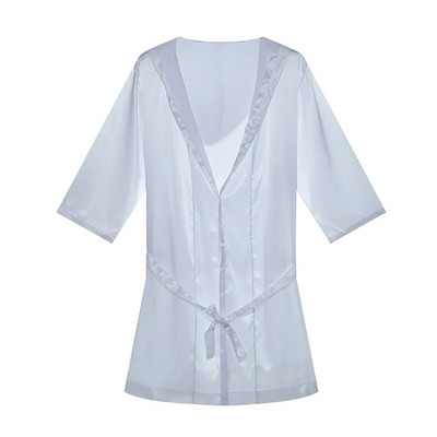 Robe pentru bărbați la modă, marca sexy, halat de baie pentru bărbați, cu mânecă scurtă, halat de baie pentru dormitor