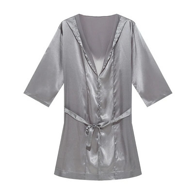 Robe pentru bărbați la modă, marca sexy, halat de baie pentru bărbați, cu mânecă scurtă, halat de baie pentru dormitor