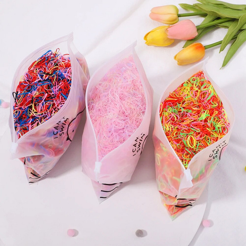 1000 TK Tüdrukute Juukseaksessuaarid Kingitus Kummipael Elastsed Juuksepaelad Peapael Lastele Hobusesabahoidja Rihmad Laste Kaunistused