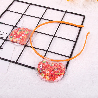 Candygirl Caurspīdīgas Kaķu Ausis Galvas saite Quicksand bantes Matu Stīpa Jauki Krāsaini Sequins Matu Lentes Meiteņu Princešu Matu Aksesuāri