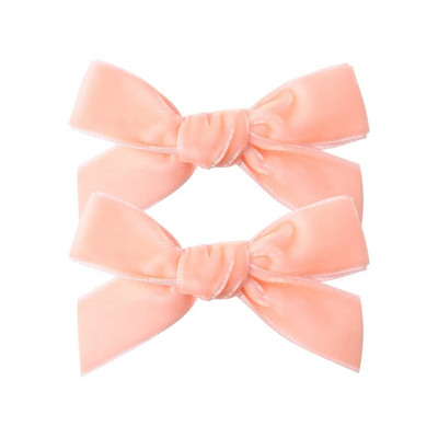 2Pcs/Set 3'' pune baršunaste mašne za kosu za djevojčice Koje za kosu Baby Boutique Ukosnice Ručno izrađene ukosnice Pokrivala za glavu Dječji dodaci za kosu