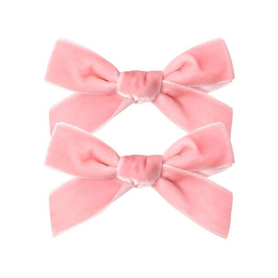 2Pcs/Set 3'' pune baršunaste mašne za kosu za djevojčice Koje za kosu Baby Boutique Ukosnice Ručno izrađene ukosnice Pokrivala za glavu Dječji dodaci za kosu