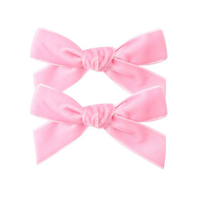 2Pcs/Set 3'' pune baršunaste mašne za kosu za djevojčice Koje za kosu Baby Boutique Ukosnice Ručno izrađene ukosnice Pokrivala za glavu Dječji dodaci za kosu