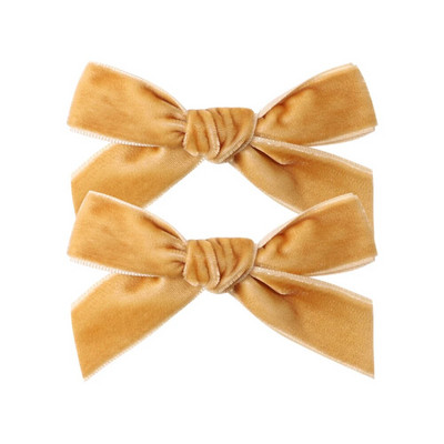 2Pcs/Set 3'' pune baršunaste mašne za kosu za djevojčice Koje za kosu Baby Boutique Ukosnice Ručno izrađene ukosnice Pokrivala za glavu Dječji dodaci za kosu