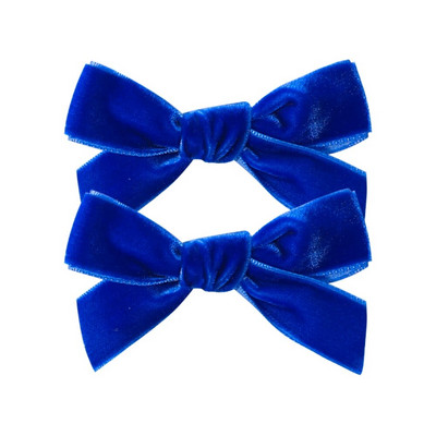 2Pcs/Set 3'' pune baršunaste mašne za kosu za djevojčice Koje za kosu Baby Boutique Ukosnice Ručno izrađene ukosnice Pokrivala za glavu Dječji dodaci za kosu