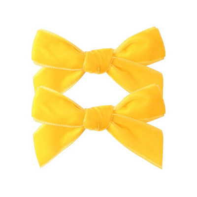 2Pcs/Set 3'' pune baršunaste mašne za kosu za djevojčice Koje za kosu Baby Boutique Ukosnice Ručno izrađene ukosnice Pokrivala za glavu Dječji dodaci za kosu