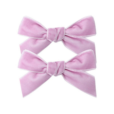 2Pcs/Set 3'' pune baršunaste mašne za kosu za djevojčice Koje za kosu Baby Boutique Ukosnice Ručno izrađene ukosnice Pokrivala za glavu Dječji dodaci za kosu