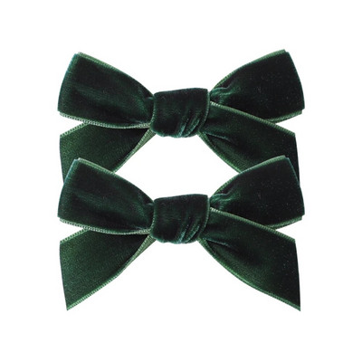 2Pcs/Set 3'' pune baršunaste mašne za kosu za djevojčice Koje za kosu Baby Boutique Ukosnice Ručno izrađene ukosnice Pokrivala za glavu Dječji dodaci za kosu