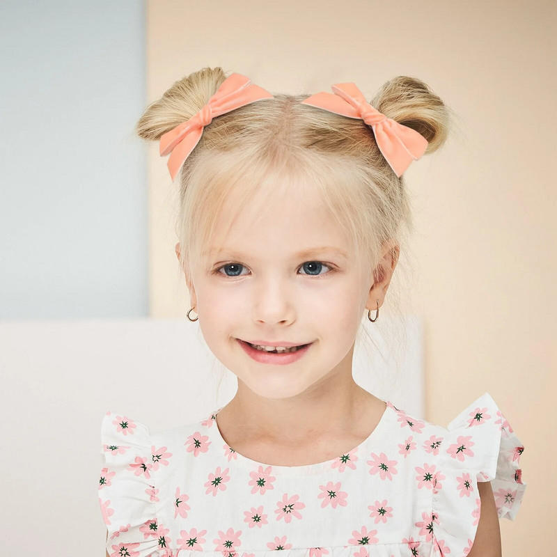 2Pcs/Set 3'' pune baršunaste mašne za kosu za djevojčice Koje za kosu Baby Boutique Ukosnice Ručno izrađene ukosnice Pokrivala za glavu Dječji dodaci za kosu